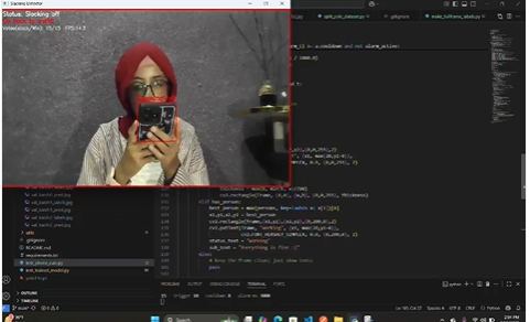 Am I Slacking Off — live YOLO detection during a coding session