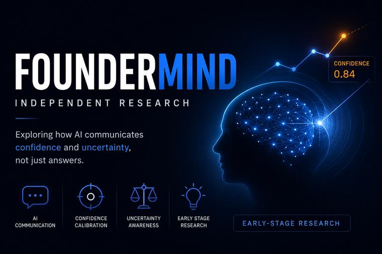 FounderMind — exploring how AI communicates confidence and uncertainty