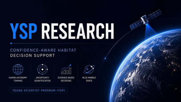 YSP Research — confidence-aware habitat decision support with Blue Marble Space